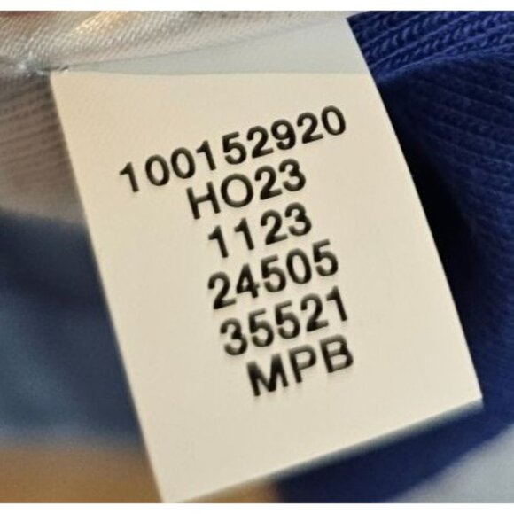 Karen Scott Sport Womens 1/4-Zip Pullover Top Blue Striped Size S NWOT - Picture 10 of 11